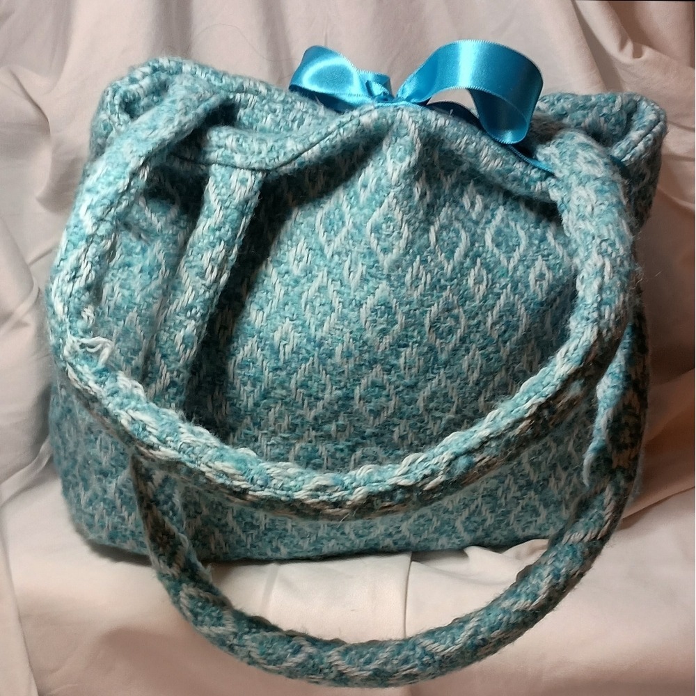 Boyne Valley Weavers, vintage, Ireland, bag SKUW057 - Picture 2 of 8